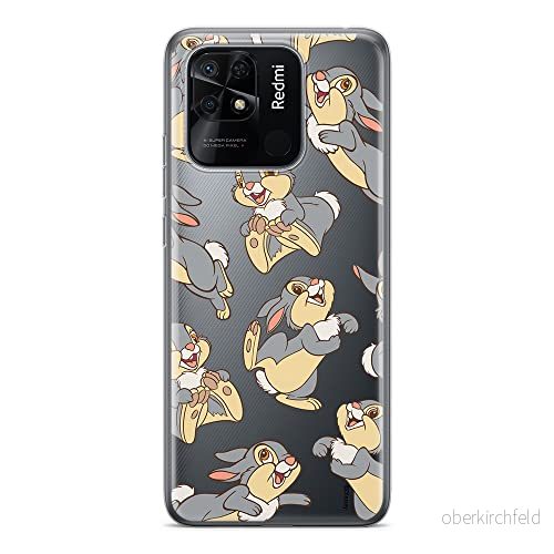 ERT GROUP mobiltelefonfodral för Xiaomi REDMI 10C originalt och officiellt licensierat Disney mönster Thumper 003 optimalt anpassad till formen på mobiltelefonen, gedeeltelijk transparant 5905511551919