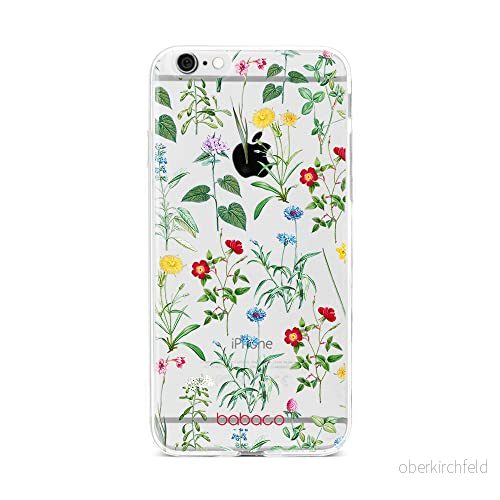 ERT GROUP mobiltelefonfodral för Iphone 6/6S originalt och officiellt licensierat Babaco mönster Flowers 042 optimalt anpassad till formen på mobiltelefonen, gedeeltelijk transparant 5905131316745