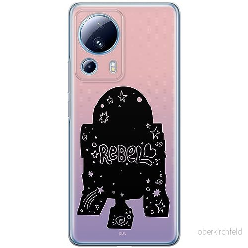 ERT GROUP mobiltelefonfodral för Xiaomi 13 LITE/CIVI 2 originalt och officiellt licensierat Star Wars mönster R2D2 005 optimalt anpassad till formen på mobiltelefonen, fodral tillverkad av TPU plast 5905511921811