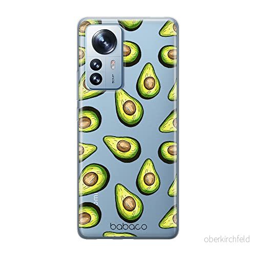 ERT GROUP mobiltelefonfodral för Xiaomi 12 / 12X originalt och officiellt licensierat Babaco mönster Fruits 001 optimalt anpassad till formen på mobiltelefonen, gedeeltelijk transparant 5905511481100