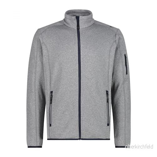 CMP Knit Tech jacka för män, Glacier Cement, 56 8058949568206