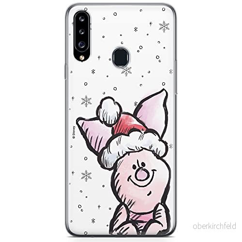 ERT GROUP mobiltelefonfodral för Samsung A20S originalt och officiellt licensierat Disney mönster Winnie the Pooh and friends 027 anpassad till formen på mobiltelefonen, fodral tillverkad av TPU plast 5904805435409