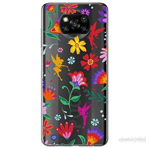 ERT GROUP mobiltelefonfodral för Xiaomi POCOPHONE X3 originalt och officiellt licensierat Disney mönster Tinker Bell 001 optimalt anpassad till formen på mobiltelefonen, gedeeltelijk transparant 5903537120898