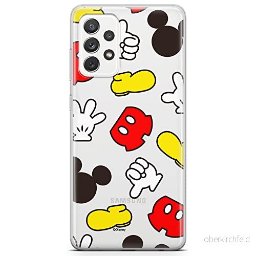 ERT GROUP mobiltelefonfodral för Samsung A72 5G originalt och officiellt licensierat Disney mönster Mickey 046 optimalt anpassad till formen på mobiltelefonen, gedeeltelijk transparant 5905131807861