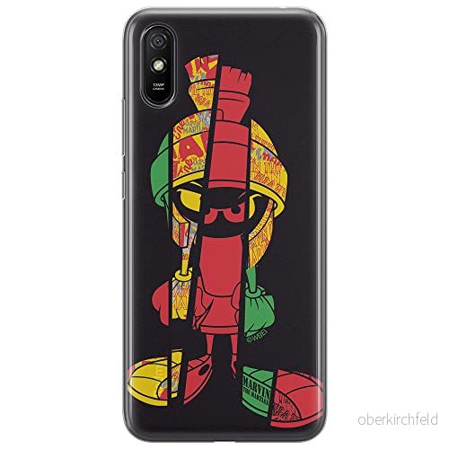 ERT GROUP mobiltelefonfodral för Xiaomi REDMI 9A originalt och officiellt licensierat Looney Tunes mönster Marvin 003 optimalt anpassad till formen på mobiltelefonen, fodral tillverkad av TPU plast 5903040367377