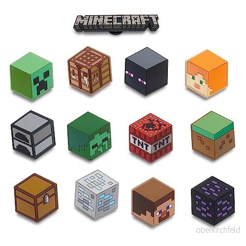 Crocs Jibbitz Minecraft 13 pack skoberlocker, mång, En Storlek 196265284306