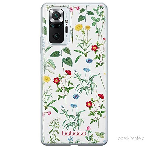 ERT GROUP mobiltelefonfodral för Xiaomi REDMI NOTE 10 PRO originalt och officiellt licensierat Babaco mönster Flowers 042 anpassad till formen på mobiltelefonen, fodral tillverkad av TPU plast 5905131315892