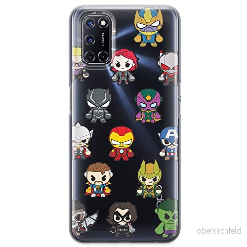 ERT GROUP mobiltelefonfodral för Oppo A92/ A72/ A52 originalt och officiellt licensierat Marvel mönster Avengers 025 optimalt anpassad till formen på mobiltelefonen, gedeeltelijk transparant 5904805194344