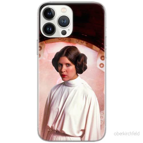 ERT GROUP mobiltelefonfodral för Iphone 13 PRO originalt och officiellt licensierat Star Wars mönster Leia 001 Vit optimalt anpassad till formen på mobiltelefonen, fodral tillverkad av TPU plast 5903932925562