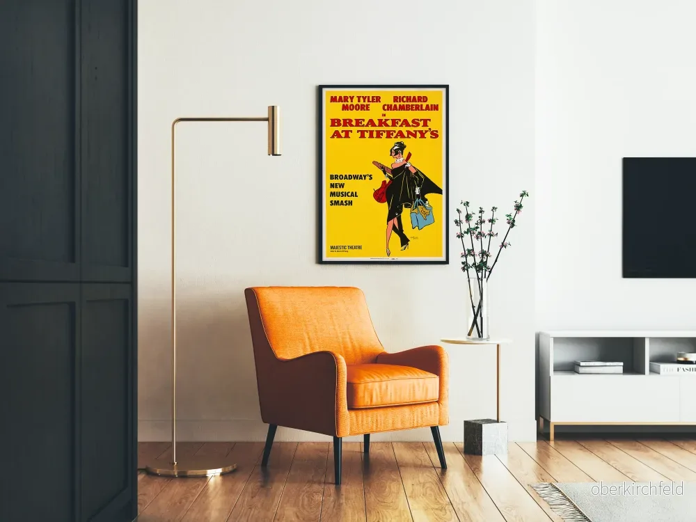 Vintageposter Breakfast at Tiffany's - Retro väggdekoration - Bild 2