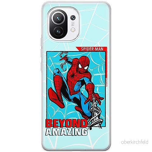 ERT GROUP mobiltelefonfodral för Xiaomi 11 originalt och officiellt licensierat Marvel mönster Spider Man 041 optimalt anpassad till formen på mobiltelefonen, fodral tillverkad av TPU plast 5905795017194