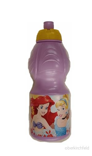ALMACENESADAN, 4940, Tillbaka till skolan, julklapp; bestående av sportflaska 400 ml, flerfärgad återanvändbar produkt, BPA fri, licens (prinsessor) 8435510352769