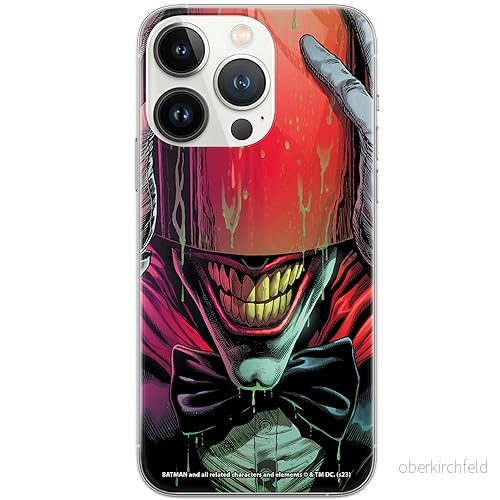 ERT GROUP mobiltelefonfodral för Iphone 13 PRO originalt och officiellt licensierat DC mönster Joker 029 optimalt anpassad till formen på mobiltelefonen, fodral tillverkad av TPU plast 5905795053963