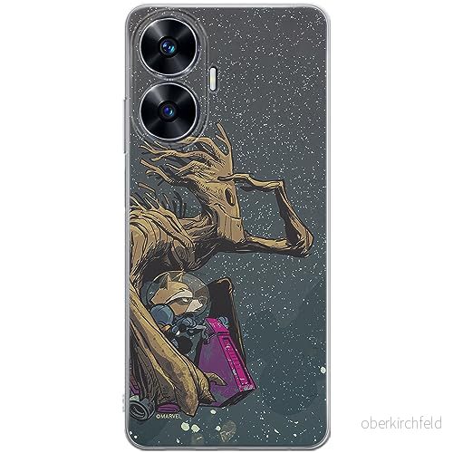 ERT GROUP mobiltelefonfodral för Realme C55 originalt och officiellt licensierat Marvel mönster Guardians of the Galaxy 003 anpassad till formen på mobiltelefonen, fodral tillverkad av TPU plast 5905511876654