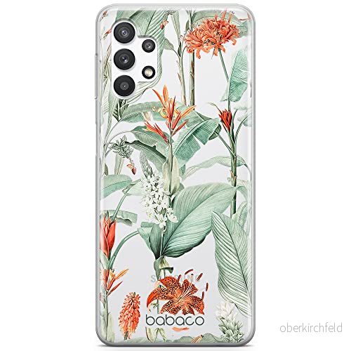 ERT GROUP mobiltelefonfodral för Samsung A32 5G originalt och officiellt licensierat Babaco mönster Flowers 048 optimalt anpassad till formen på mobiltelefonen, gedeeltelijk transparant 5905131341020