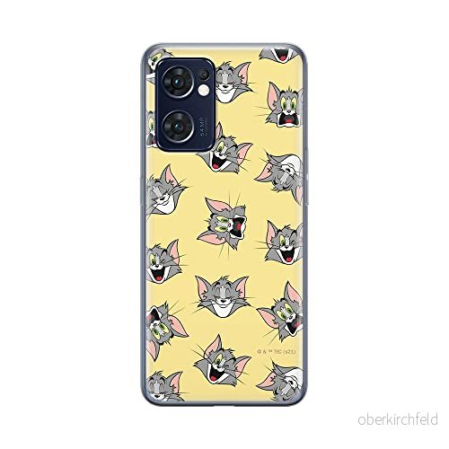 ERT GROUP mobiltelefonfodral för Oppo RENO 7 5G originalt och officiellt licensierat Tom & Jerry mönster 007 optimalt anpassad till formen på mobiltelefonen, fodral tillverkad av TPU plast 5905511315122