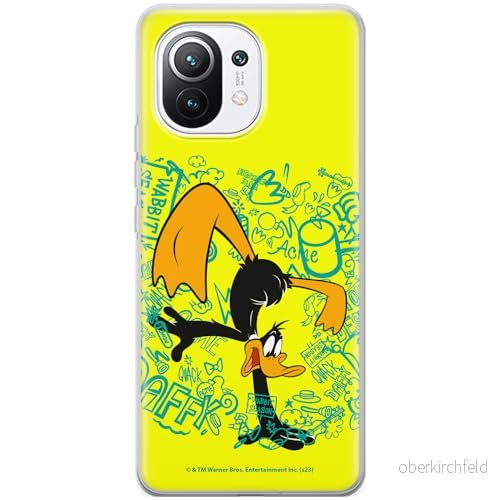 ERT GROUP mobiltelefonfodral för Xiaomi 11 originalt och officiellt licensierat Looney Tunes mönster Duffy 003 optimalt anpassad till formen på mobiltelefonen, fodral tillverkad av TPU plast 5905795131197