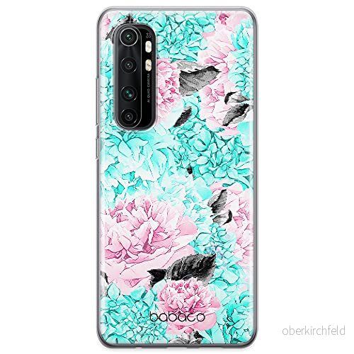 ERT GROUP mobiltelefonfodral för Xiaomi MI NOTE 10 Lite originalt och officiellt licensierat Babaco mönster Flowers 003 optimalt anpassad till formen på mobiltelefonen, fodral tillverkad av TPU plast 5904805379352