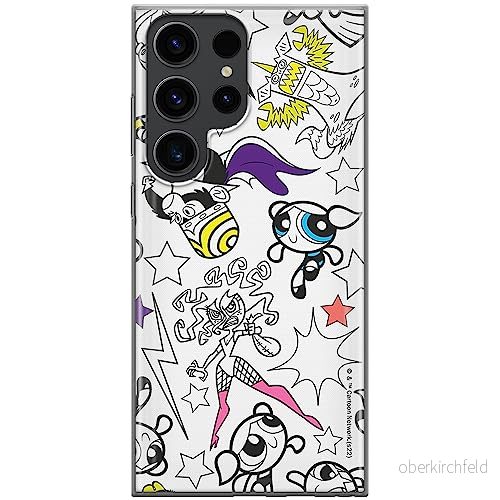 ERT GROUP mobiltelefonfodral för Samsung S23 ULTRA originalt och officiellt licensierat The Powerpuff Girls mönster 017, fodral tillverkad av TPU plast 5905511965525