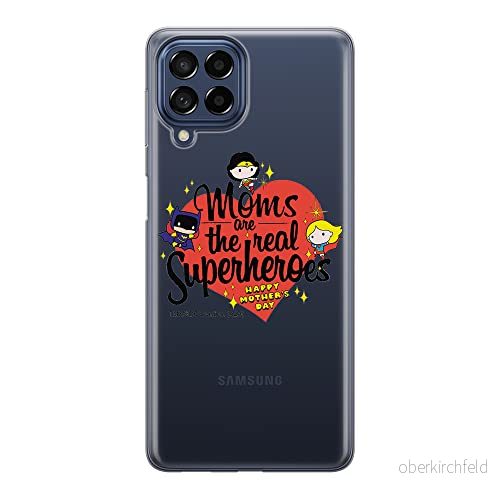 ERT GROUP mobiltelefonfodral för Samsung M53 5G originalt och officiellt licensierat DC mönster Super Girls 005 optimalt anpassad till formen på mobiltelefonen, gedeeltelijk transparant 5905511382407