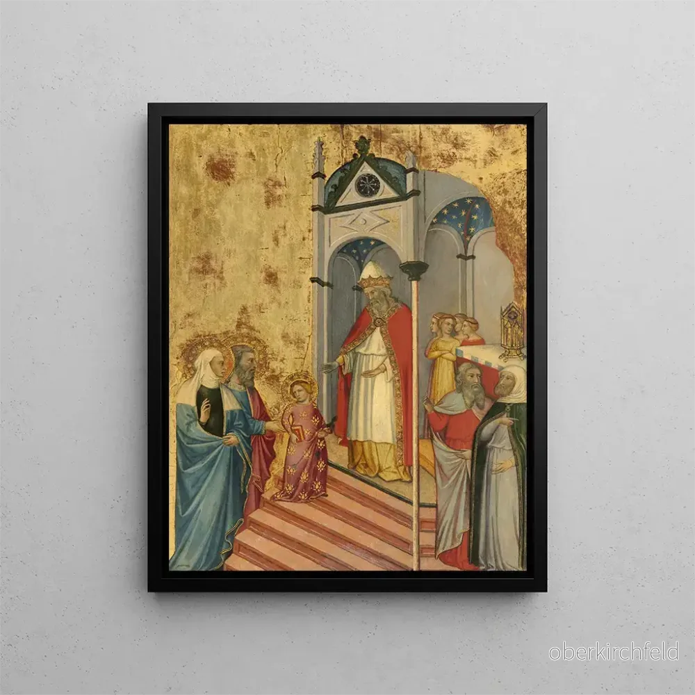 Målning La Présentation de la Vierge au Temple – Andrea di Bartolo | Konsttryck Målning La Présentation de la Vierge au Temple – Andrea di Bartolo | Konsttryck