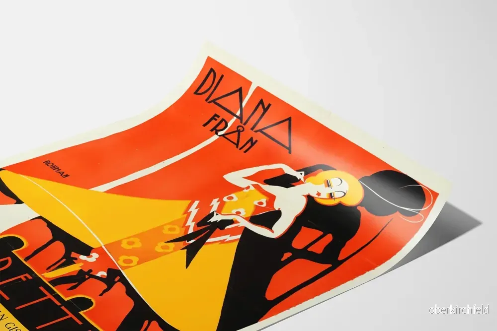 Vintage väggdekorposter Diane of the Follies - Bild 3