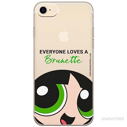 ERT GROUP mobiltelefonfodral för Iphone 7/8/ SE 2/ 3 originalt och officiellt licensierat The Powerpuff Girls mönster 013, gedeeltelijk transparant 5905511962159