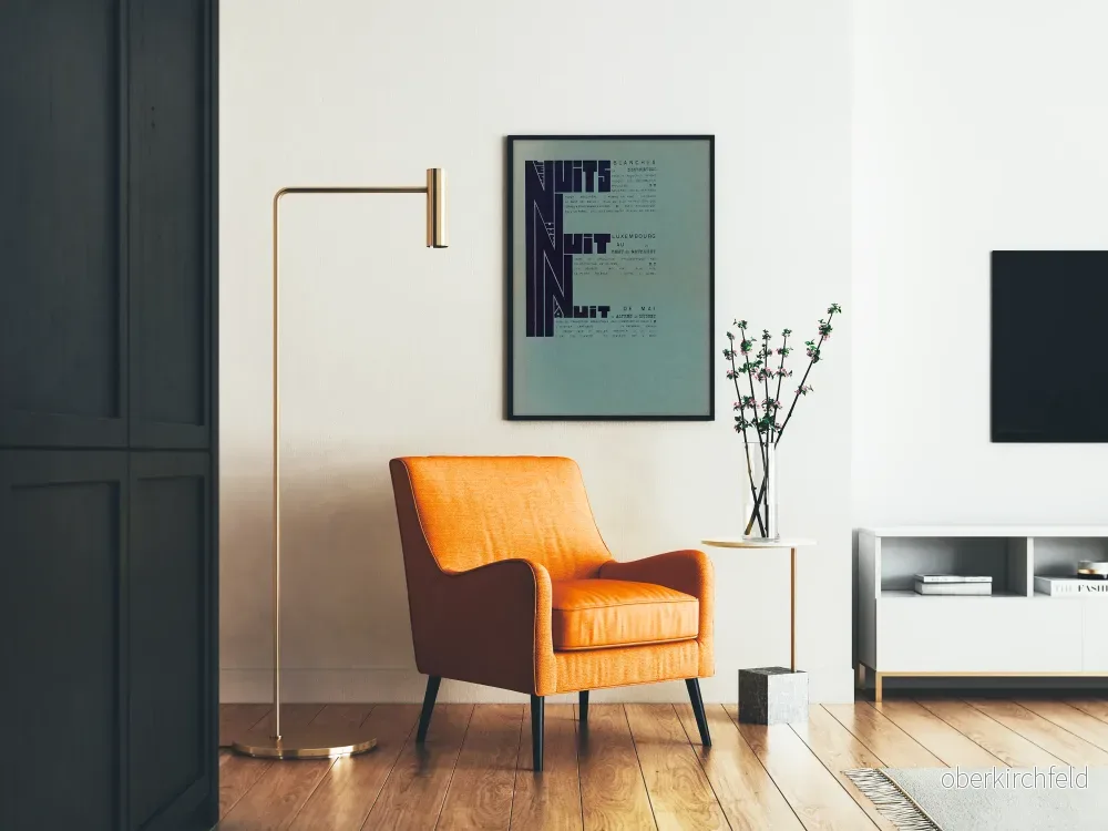 Typografisk poster av Dostojevskijs Nätter utan sömn - Bild 2