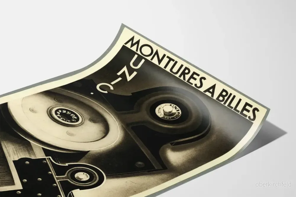 Vintageposter Montures à Billes UNIC Séguelongue - Bild 3