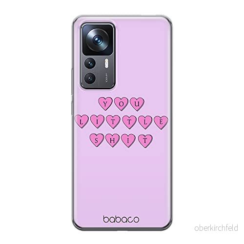 ERT GROUP mobiltelefonfodral för Xiaomi 12T/12T pro/K50 Ultra originalt och officiellt licensierat Babaco mönster 90's Girl 015 anpassad till formen på mobiltelefonen, fodral tillverkad av TPU plast 5905511580759