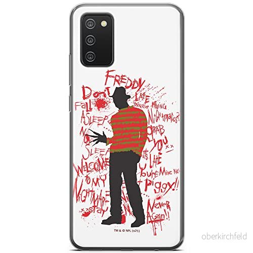 ERT GROUP mobiltelefonfodral för Samsung A02S originalt och officiellt licensierat Horror mönster Nightmare of Elm Street 010 anpassad till formen på mobiltelefonen, fodral tillverkad av TPU plast 5905511093686
