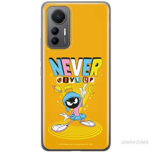 ERT GROUP mobiltelefonfodral för Xiaomi 12 LITE originalt och officiellt licensierat Looney Tunes mönster Marvin 005 optimalt anpassad till formen på mobiltelefonen, fodral tillverkad av TPU plast 5905795129477