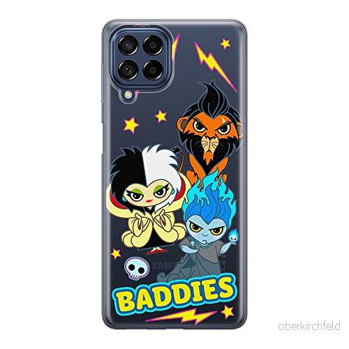 ERT GROUP mobiltelefonfodral för Samsung M33 5G originalt och officiellt licensierat Disney mönster Villains 004 optimalt anpassad till formen på mobiltelefonen, gedeeltelijk transparant 5905511339593