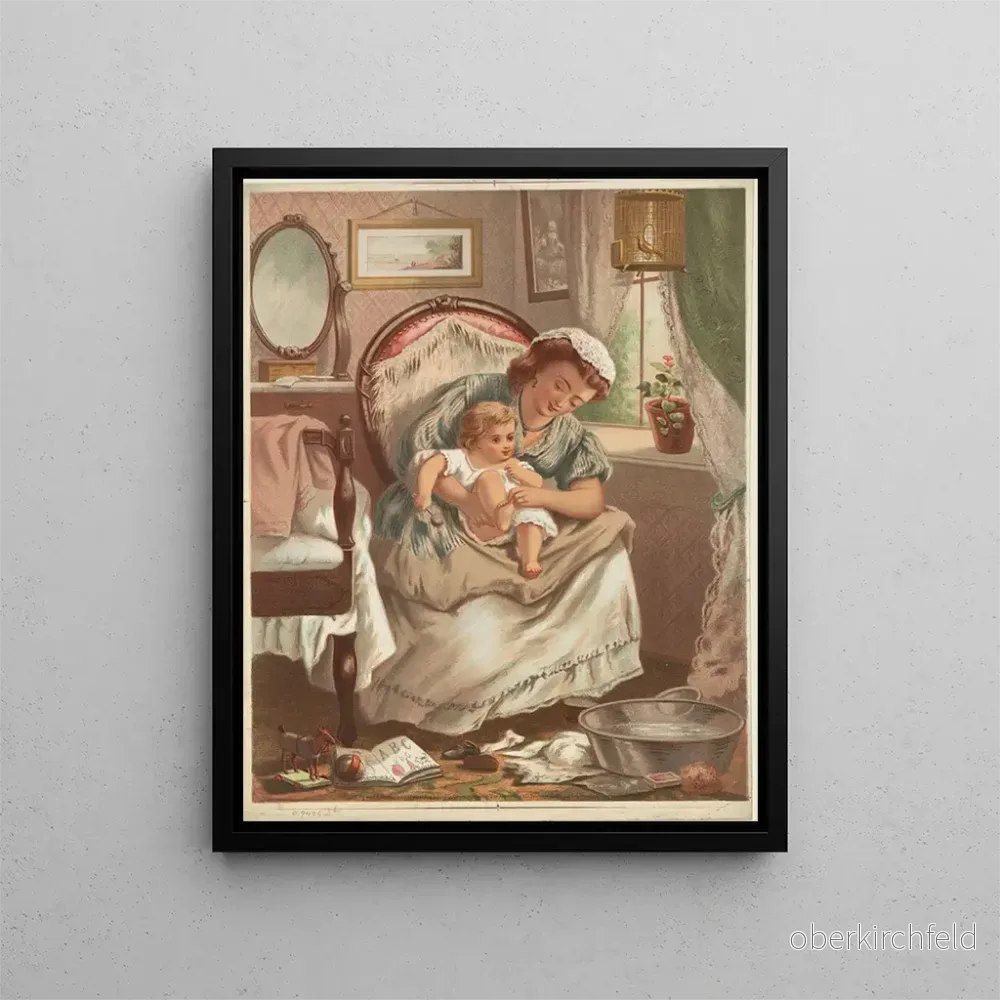 Målning Le petit cochon est allé au marché – Armstrong & Co. Lith. | Konsttryck