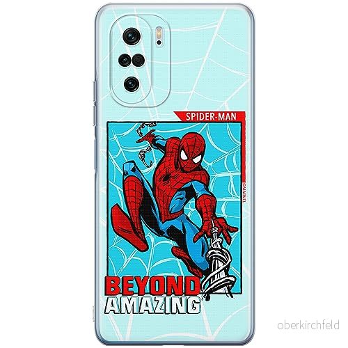 ERT GROUP mobiltelefonfodral för Xiaomi MI 11i/ REDMI K40/K40 PRO/POCO F3/ F3 PRO originalt och officiellt licensierat Marvel mönster Spider Man 041, fodral tillverkad av TPU plast 5905795017446
