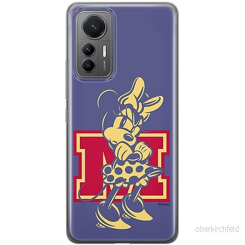 ERT GROUP mobiltelefonfodral för Xiaomi 12 LITE originalt och officiellt licensierat Disney mönster Minnie 072 optimalt anpassad till formen på mobiltelefonen, fodral tillverkad av TPU plast 5905795024314