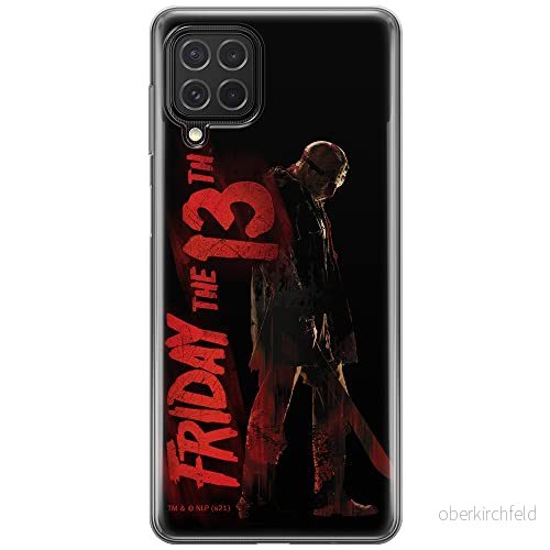 ERT GROUP mobiltelefonfodral för Samsung F62 / M62 originalt och officiellt licensierat Horror mönster Friday the 13th 011 anpassad till formen på mobiltelefonen, fodral tillverkad av TPU plast 5905511106256