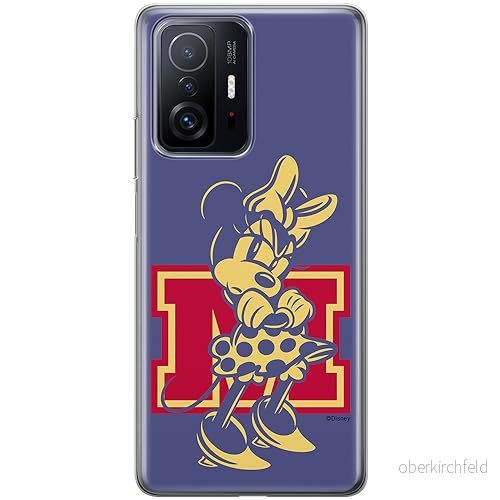 ERT GROUP mobiltelefonfodral för Xiaomi 11T 5G / PRO originalt och officiellt licensierat Disney mönster Minnie 072 anpassad till formen på mobiltelefonen, fodral tillverkad av TPU plast 5905795024048