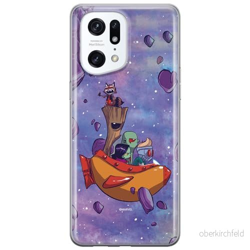 ERT GROUP mobiltelefonfodral för Oppo FIND X5 PRO originalt och officiellt licensierat Marvel mönster Guardians of the Galaxy 010 anpassad till formen på mobiltelefonen, fodral tillverkad av TPU plast 5905511400866