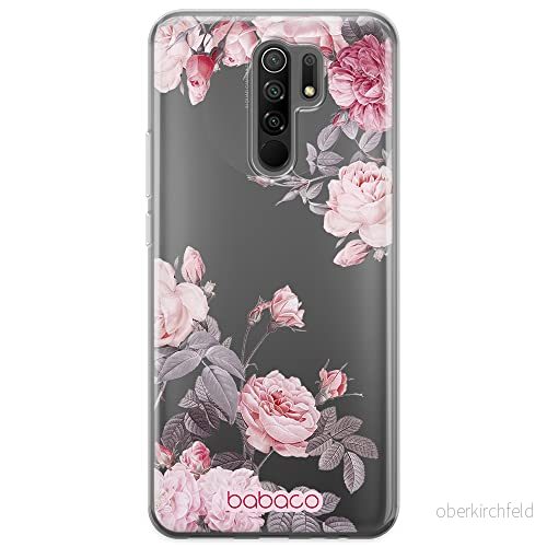 ERT GROUP mobiltelefonfodral för Xiaomi REDMI 9 originalt och officiellt licensierat Babaco mönster Flowers 055 optimalt anpassad till formen på mobiltelefonen, gedeeltelijk transparant 5905131356949