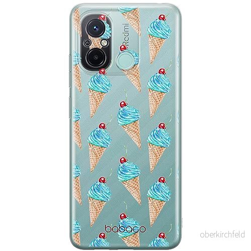 ERT GROUP mobiltelefonfodral för Xiaomi REDMI 12C/ 11A originalt och officiellt licensierat Babaco mönster Ice Cream 002 optimalt anpassad till formen på mobiltelefonen, gedeeltelijk transparant 5905511846923