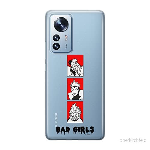 ERT GROUP mobiltelefonfodral för Xiaomi 12 PRO originalt och officiellt licensierat Disney mönster Villains 001 optimalt anpassad till formen på mobiltelefonen, gedeeltelijk transparant 5905511514877
