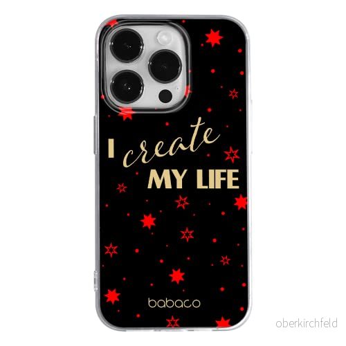 ERT GROUP mobiltelefonfodral för Apple Iphone 14 PRO originalt och officiellt licensierat Babaco mönster Positive vibes 006 anpassad till formen på mobiltelefonen, fodral tillverkad av TPU plast 5905131917218