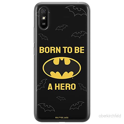 ERT GROUP mobiltelefonfodral för Xiaomi REDMI 9A originalt och officiellt licensierat DC mönster Batman 058 optimalt anpassad till formen på mobiltelefonen, fodral tillverkad av TPU plast 5905131537843