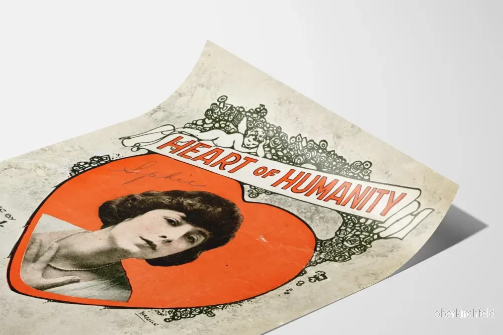 Vintageposter Heart of Humanity dekorativ - Bild 3