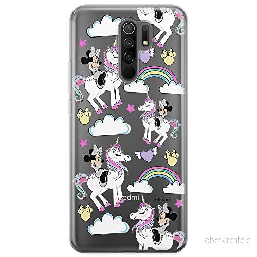 ERT GROUP mobiltelefonfodral för Xiaomi REDMI 9 originalt och officiellt licensierat Disney mönster Minnie 037 optimalt anpassad till formen på mobiltelefonen, gedeeltelijk transparant 5903040287521