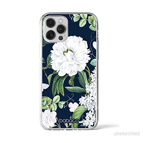 ERT GROUP mobiltelefonfodral för Iphone 12 PRO MAX originalt och officiellt licensierat Babaco mönster Flowers 031 optimalt anpassad till formen på mobiltelefonen, fodral tillverkad av TPU plast 5905131279965