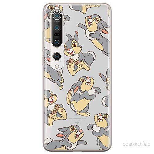 ERT GROUP mobiltelefonfodral för Xiaomi MI 10 / PRO originalt och officiellt licensierat Disney mönster Thumper 003 optimalt anpassad till formen på mobiltelefonen, gedeeltelijk transparant 5905131820198
