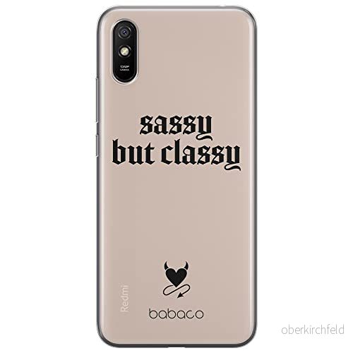 ERT GROUP mobiltelefonfodral för Xiaomi REDMI 9A originalt och officiellt licensierat Babaco mönster Sassy but classy 001 anpassad till formen på mobiltelefonen, fodral tillverkad av TPU plast 5903932882698