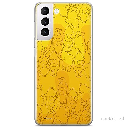 ERT GROUP mobiltelefonfodral för Samsung S21 originalt och officiellt licensierat Disney mönster Winnie the Pooh and friends 003 anpassad till formen på mobiltelefonen, fodral tillverkad av TPU plast 5903932292879